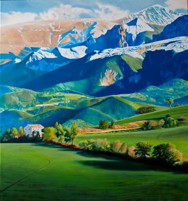 Original Realism Landscape Painting by Sandro Dalakishvili