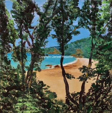 Original Figurative Landscape Painting by Messelier Clarisse