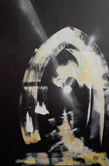 Original Minimalism Abstract Painting by Michele Guillot