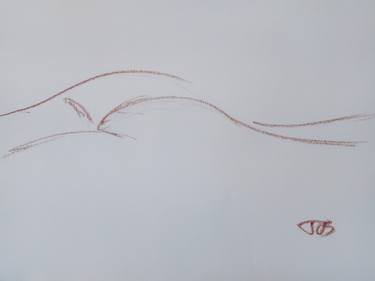 Original Figurative Erotic Drawings by Jean Baptiste Van Den Heede 