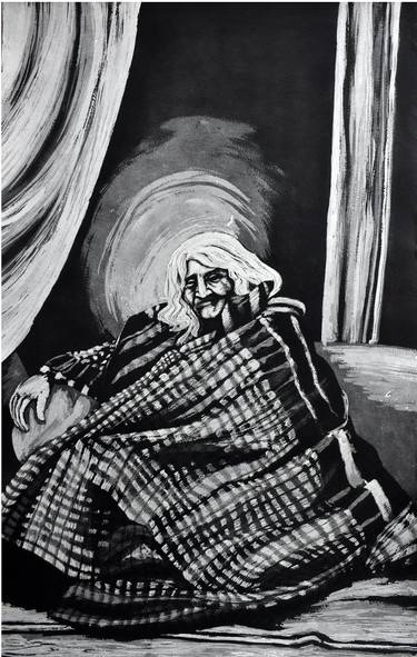 Original Figurative Love Drawing by Anil Kumar Simhadri