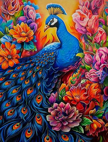 Original Realism Animal Drawings by Gigi Mumladze