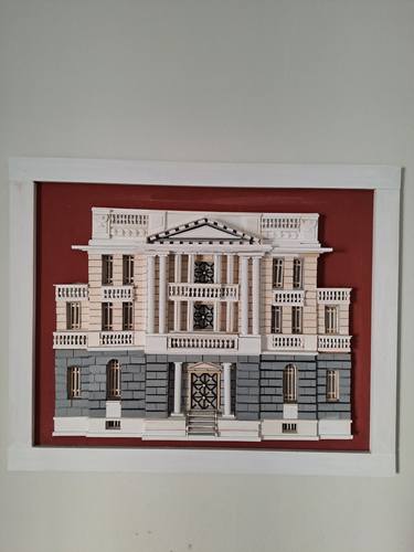 Original Contemporary Architecture Mixed Media by Michael Vasilopoulos