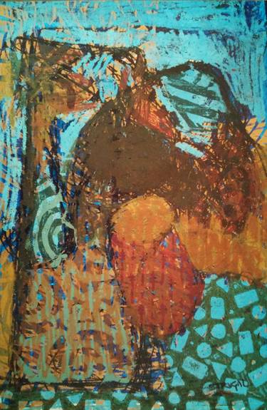 Original Impressionism Abstract Printmaking by Michal Strugalski