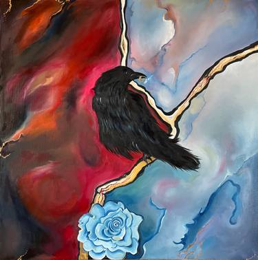 Original Contemporary Animal Mixed Media by Anja Albosta