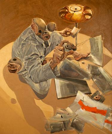 Original Contemporary People Paintings by Vlad Bibik