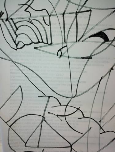 Print of Abstract Language Drawings by Juan Martín Argente