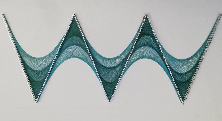 Original 3d Sculpture Geometric Sculpture by Faaiqa Abbas