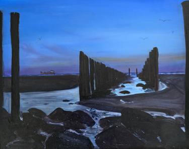 Original Realism Beach Paintings by Mark Dingemanse