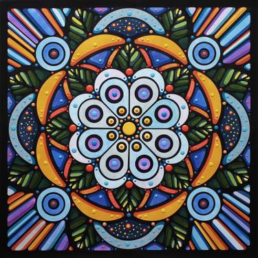 Original Algorithmic Geometric Drawings by Maria Ganja