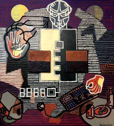 Original Expressionism Technology Paintings by Benjamin Ortleb