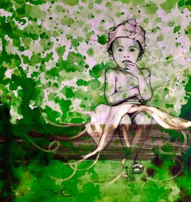 Original Impressionism Nature Painting by Tonia Kay