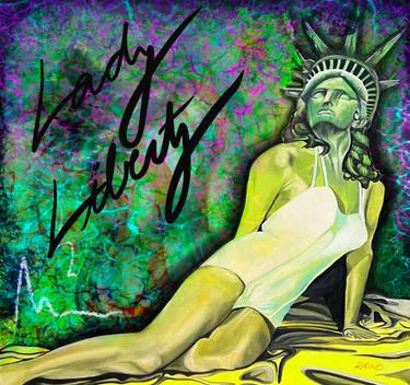 Original Contemporary Pop Culture/Celebrity Printmaking by Ryan Rhino Franklin