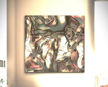 Original Abstract Expressionism Abstract Digital by Shay Fink