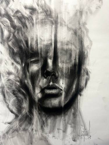 Original Abstract Love Drawing by Akira Gabriel Jokada