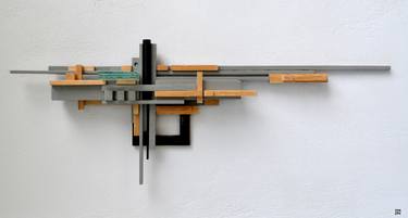 Original Abstract Geometric Sculpture by Labros Sekliziotis
