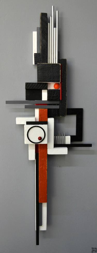 Original Abstract Geometric Sculpture by Labros Sekliziotis