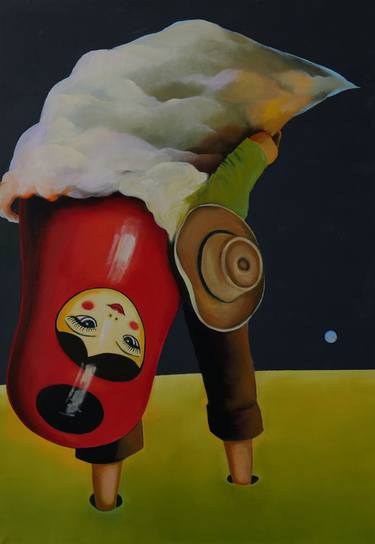 Print of Fine Art Outer Space Paintings by Gabriele Luise Koch