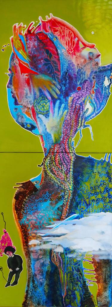 Original Portraiture Science/Technology Paintings by Gabriele Luise Koch