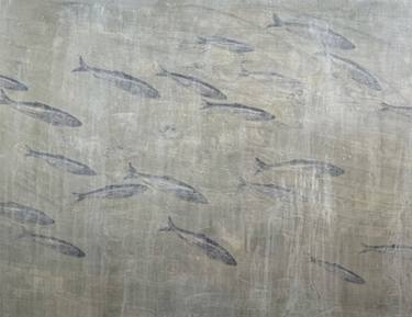 Original Minimalism Abstract Painting by Hannah Yanetsko