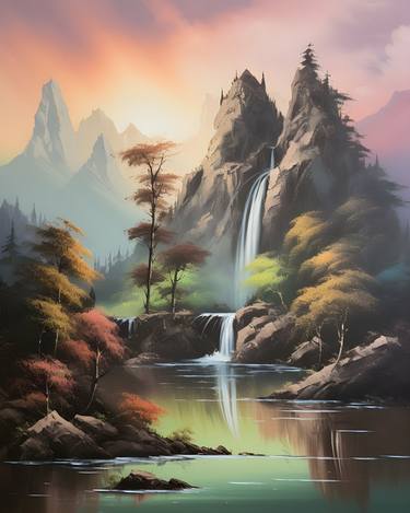 Original Impressionism Nature Digital by Goddy Bor