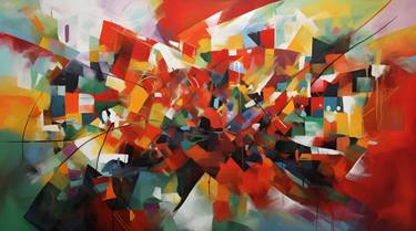 Original Contemporary Abstract Digital by Goddy Bor