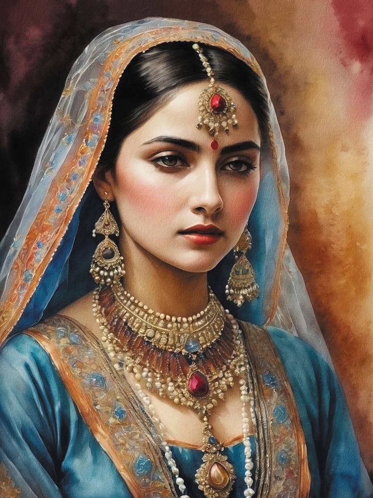 Original Artificial Intelligence Women Digital by Deepak Creation Pta