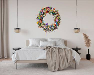 Original Conceptual Floral Sculpture by María Blanco