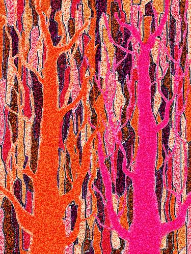 Print of Abstract Tree Digital by Soonone Park