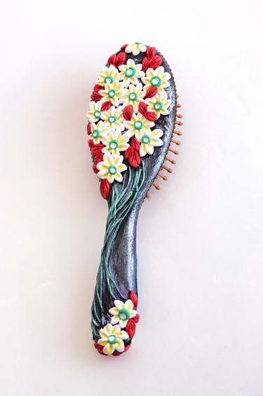Original 3d Sculpture Floral Mixed Media by Mahashki Nf