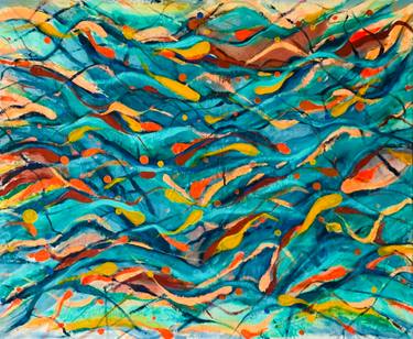 Original Contemporary Abstract Painting by Nan Zhao