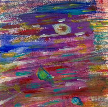 Original Abstract Expressionism Abstract Painting by Lya Helia
