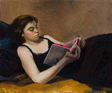Original Figurative Women Painting by Paulina Karpowicz