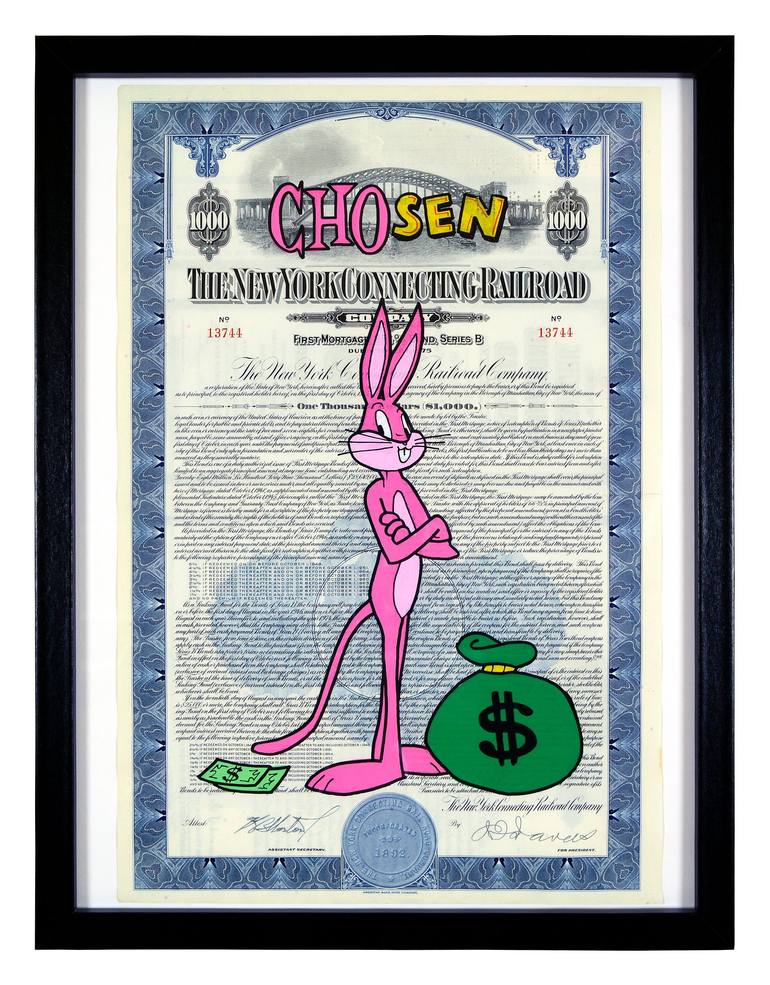 Parallel Universe: Bugs Bunny + Pink Panther Drawing by Chosen Art ...