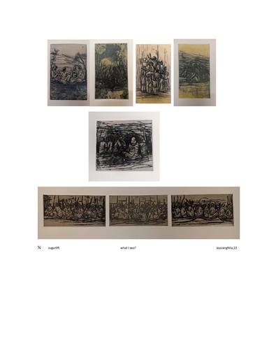 Original Conceptual Mortality Printmaking by Joysonghita Dhar