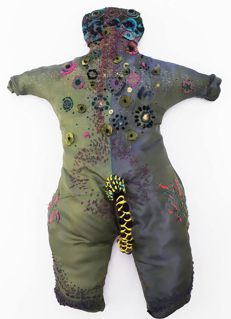 Original Abstract Expressionism Body Sculpture by Rawan Abbas