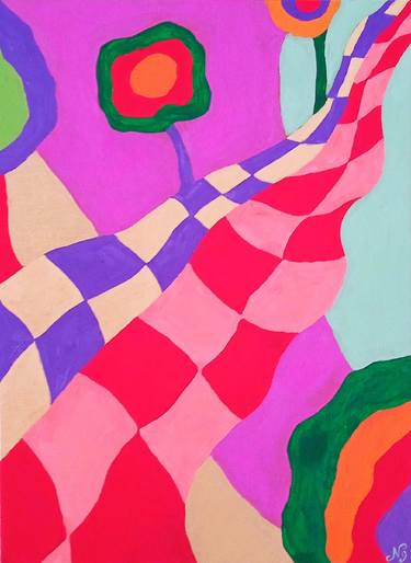 Original Conceptual Abstract Paintings by Natelly Gree