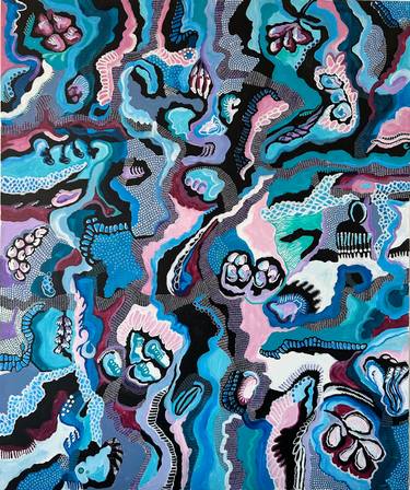 Original Abstract Tree Paintings by Samantha Malone