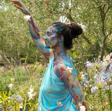 Original Abstract Expressionism Garden Photography by Isabella Violet