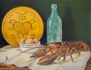 Original Classicism Seascape Painting by Edith Bingham