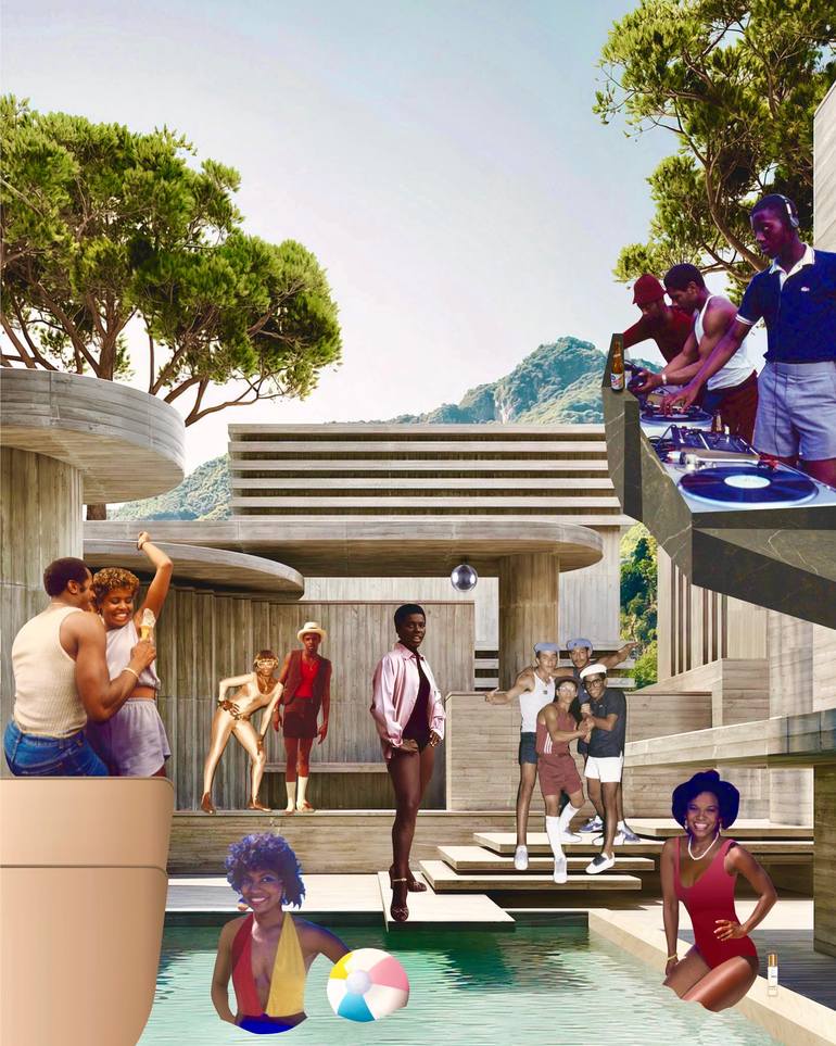 Original Contemporary People Digital by Katasi Kulubya