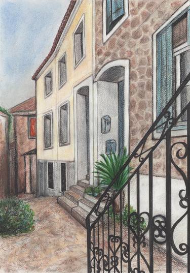 Original Contemporary Architecture Mixed Media by Mervi Korhonen