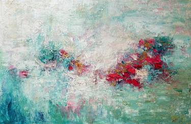 Original Abstract Expressionism Abstract Painting by Thi Lams
