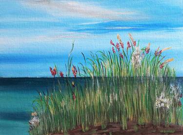 Original Abstract Seascape Paintings by Pranjali Verekar