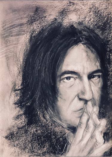 Original Portraiture Portrait Drawing by Lala Troncoso