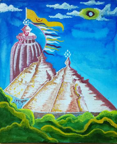 Original Abstract Classical mythology Paintings by Kishore Bishoi
