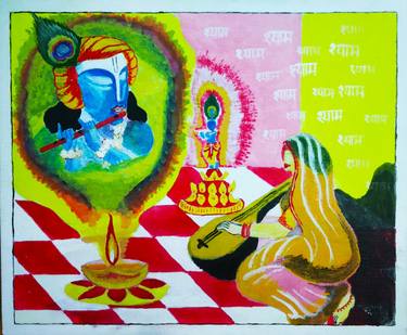 Original Abstract Classical mythology Paintings by Kishore Bishoi