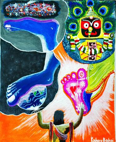 Original Abstract Classical Mythology Paintings by Kishore Bishoi