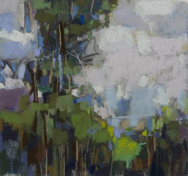 Original Abstract Landscape Drawings by Jacques Pilon