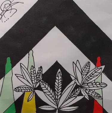 Original Abstract Education Drawings by Mounya Kecha Alias Dylaks 